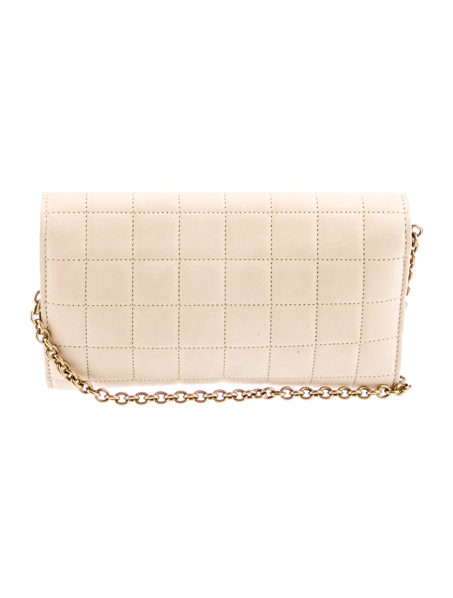 Saint Laurent Nubuck Le Maillon Wallet On Chain 2022